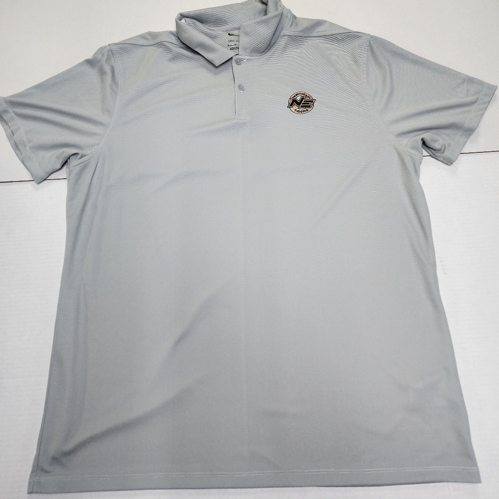 Nike Dri-Fit Men's Size XL Northeast Tigers Gray Polo Shirt. Mississippi